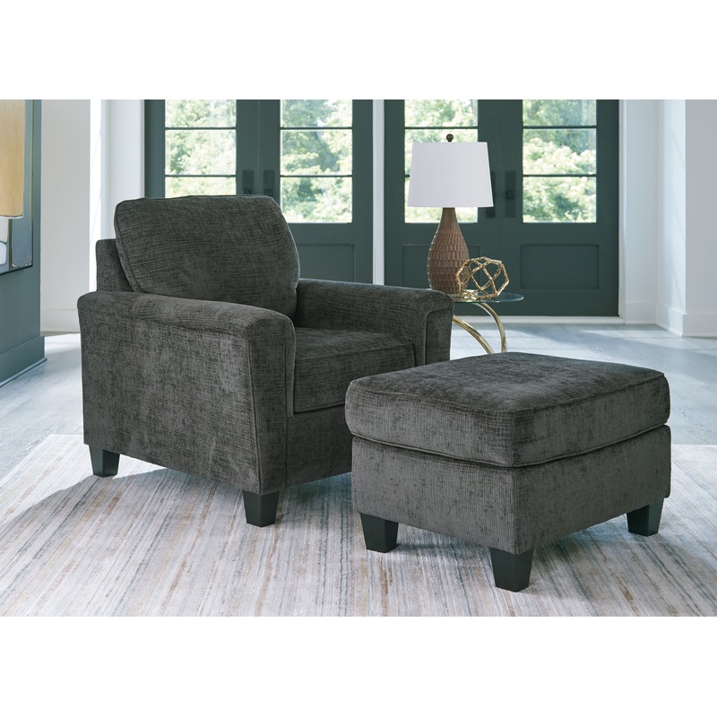 Erinslane – Living Room Set|Black|Light Brown|2 Pc. Chair, Ottoman|2 Pc. Sofa, Loveseat|4 Pc. Sofa, Loveseat, Chair, Ottoman