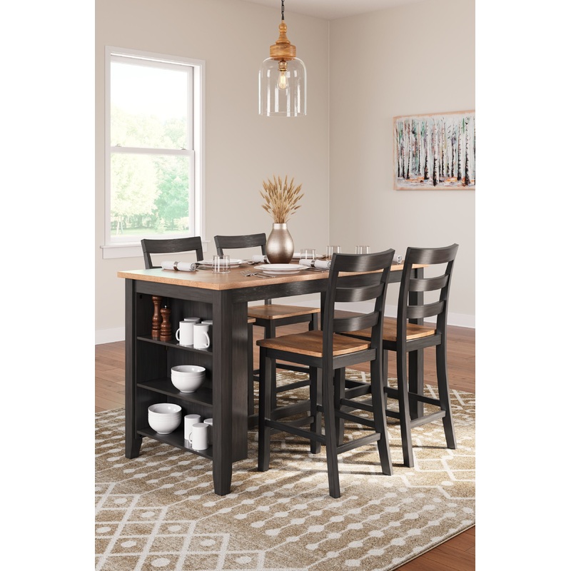 Gesthaven – Rectangular Dining Room Counter Set