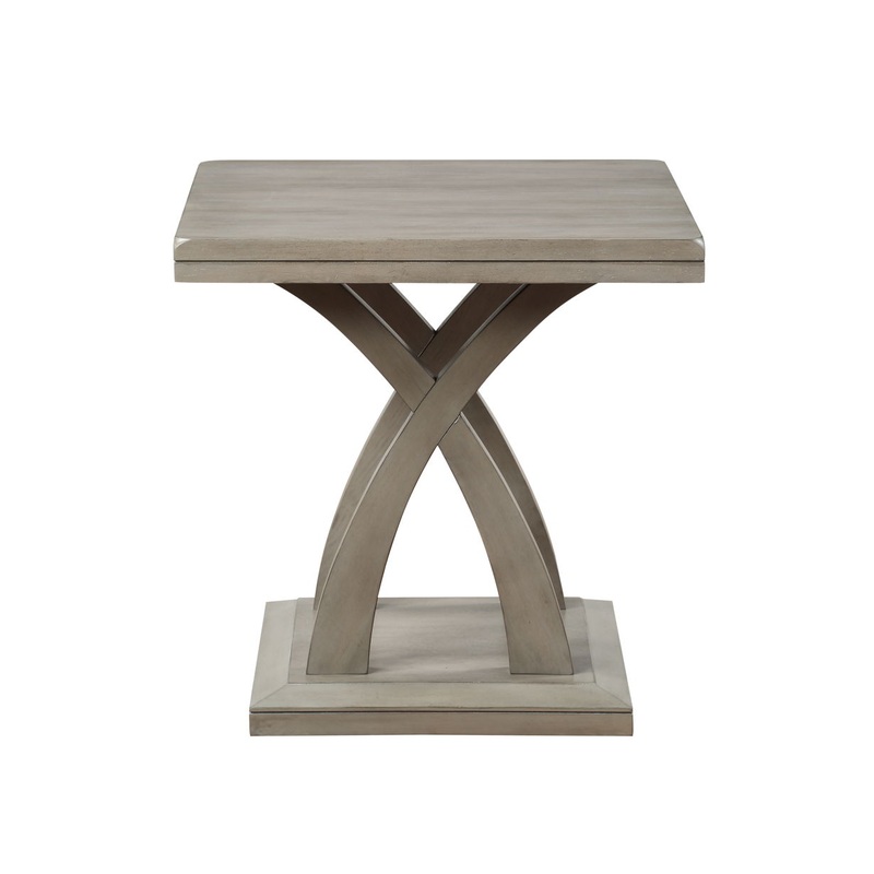 Jocelyn – End Table|Dark Brown|Gray