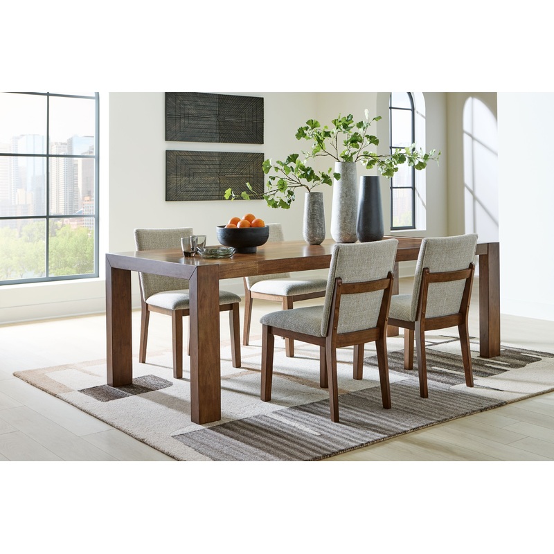 Kraeburn – Dining Room Set|Light Brown|7 Pc. Table, 6 Chairs|9 Pc. Table, 8 Chairs|5 Pc. Table, 4 Chairs