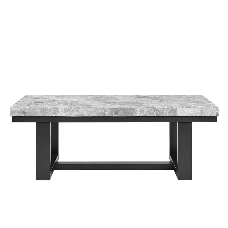 Lucca – Marble Top Coffee Table – Gray