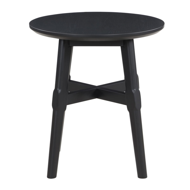 Oslo – End Table|Dark Brown|Black
