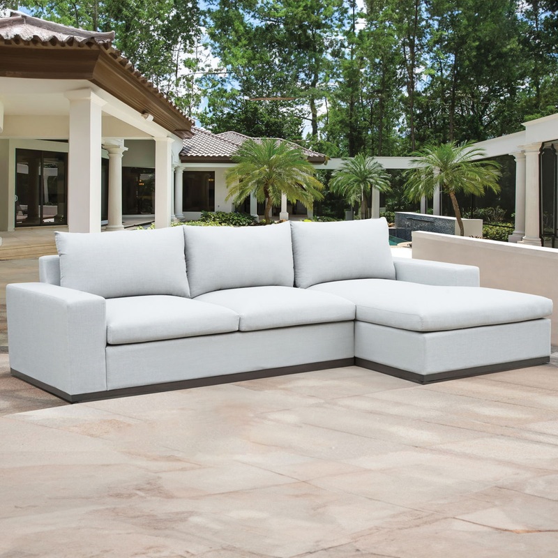 Wyatt – Outdoor Sectional|White|3 Pc. Sectional|2 Pc. Sectional