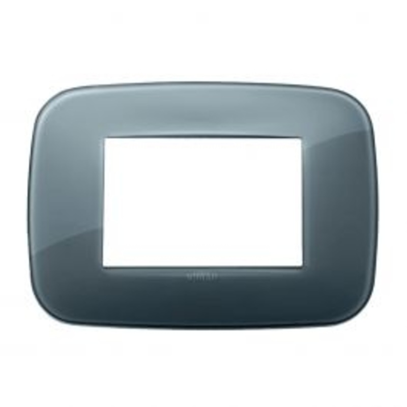 ARKE ROUND REFLEX PLATE 3 PLACES SMOKED GREY