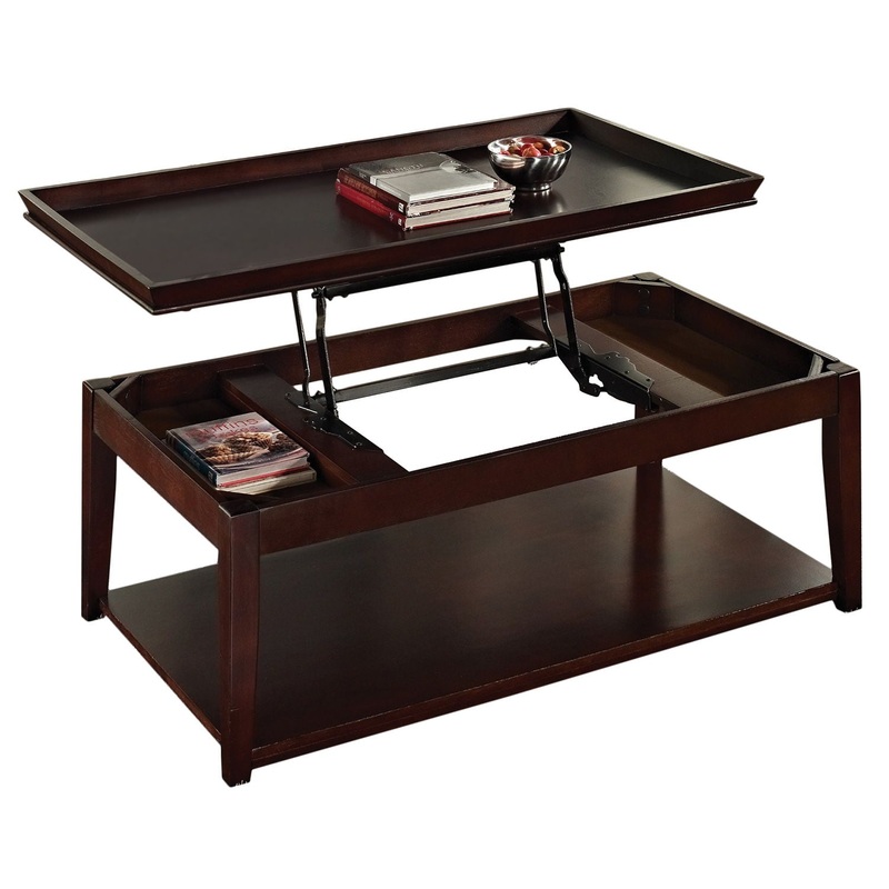 Clemson – Lift Top Cocktail Table – Brown