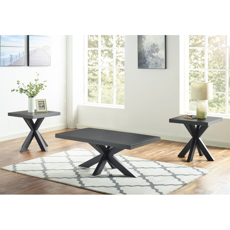 Harris – 3 Piece Table Set – Black
