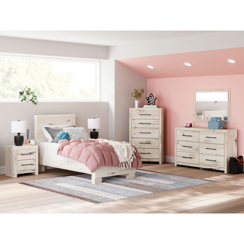 Lawroy – Panel Bedroom Set|Beige|6 Pc. Bed, Dresser, Mirror, Chest|8 Pc. Bed, Dresser, Mirror, Chest, 2 Nightstands|5 Pc. Bed, Dresser, Mirror|7 Pc. Bed, Dresser, Mirror, 2 Nightstands|Twin|Queen|King|Full