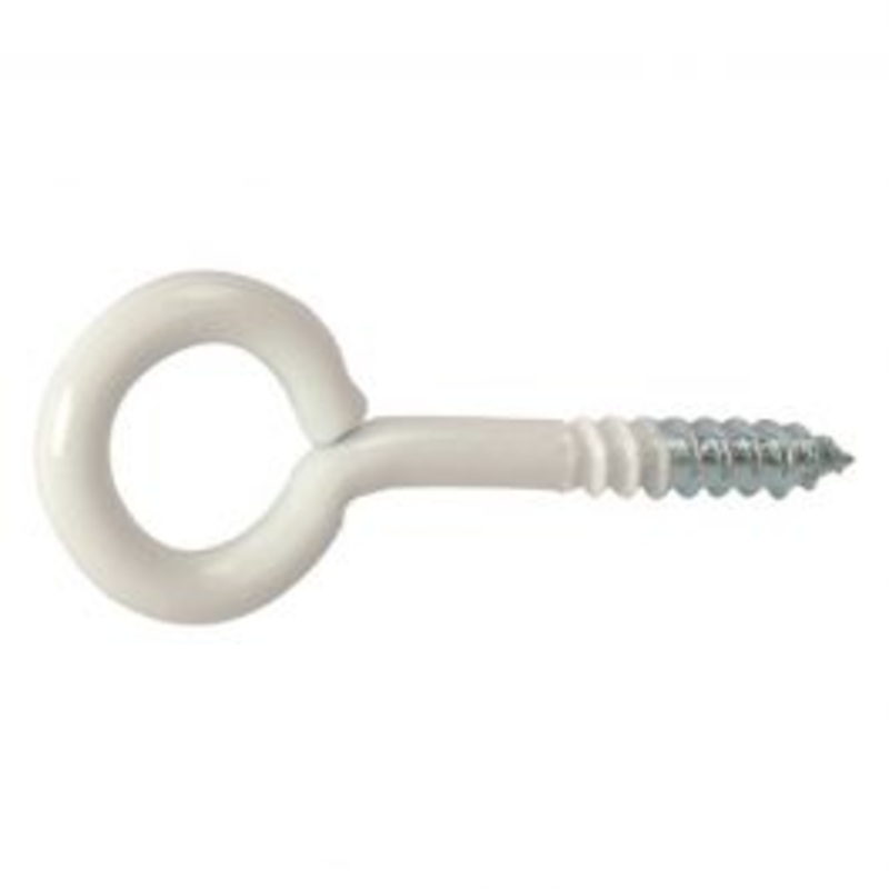 4 SCREW EYE PLASTIC-COATED STEEL B