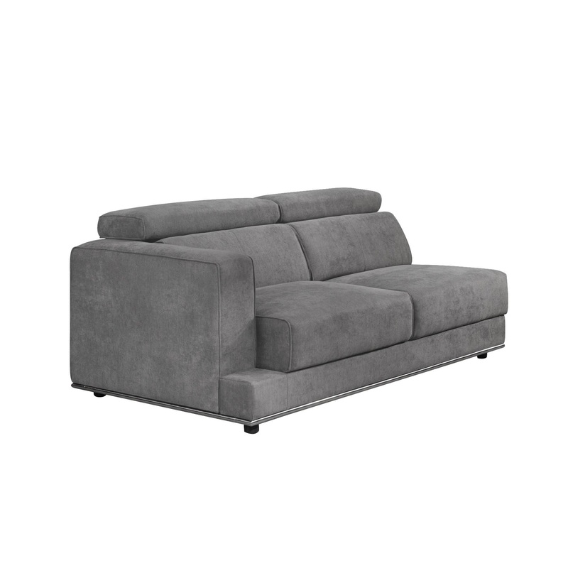 Alwin – Modular Lf Sofa – Dark Gray Fabric