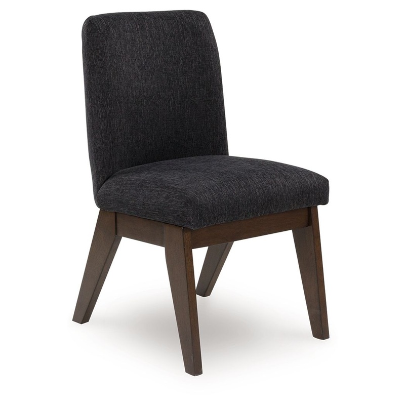 Dilenno – Dining Upholstered Side Chair (Set of 2) – Dark Brown