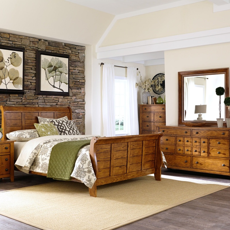 Grandpas Cabin – Sleigh Bedroom Set