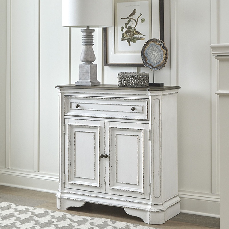 Magnolia Manor – Accent Cabinet – White