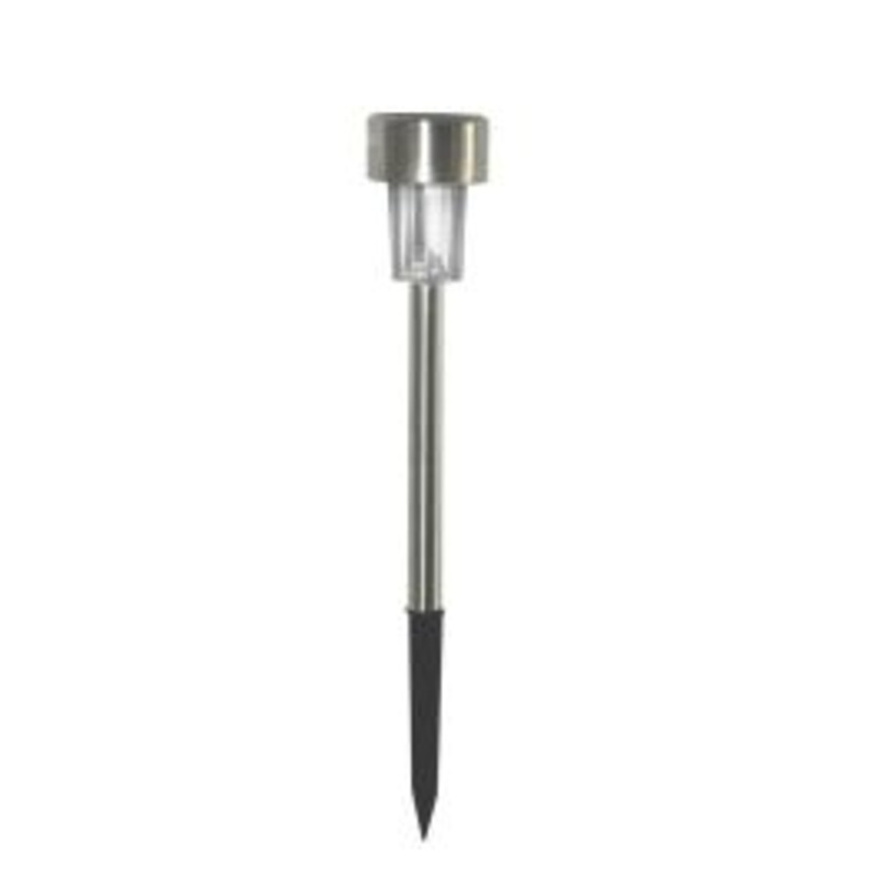 SOLAR PEG ERATO STAINLESS METAL H30 CM COLD LIGHT IP44
