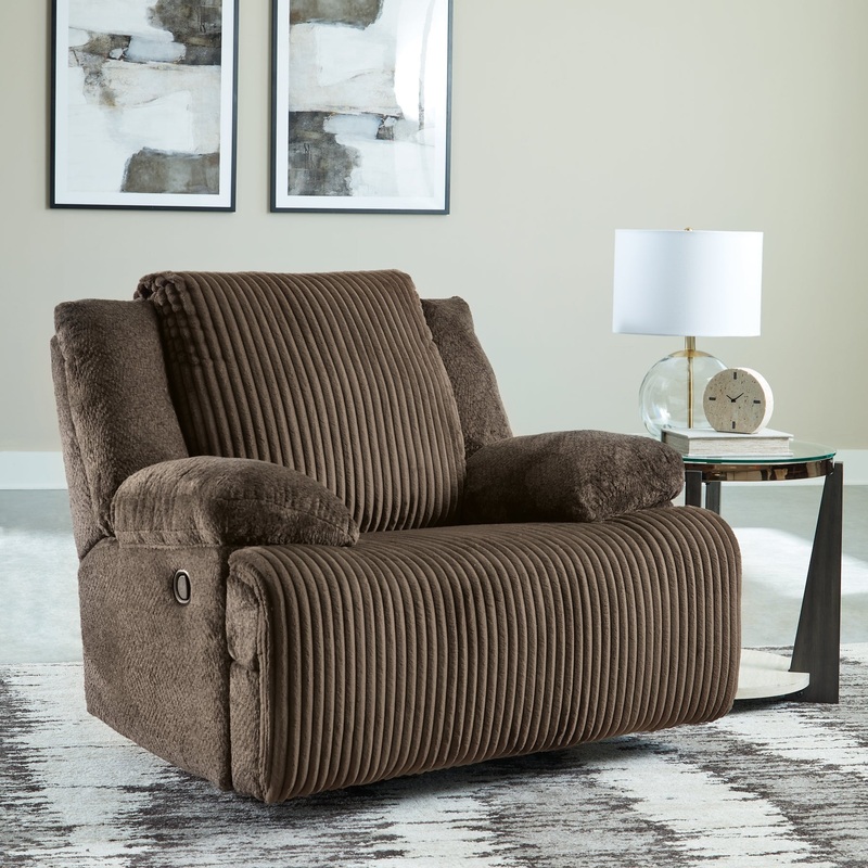 Top Tier Rocker Recliner|Chocolate|Alloy