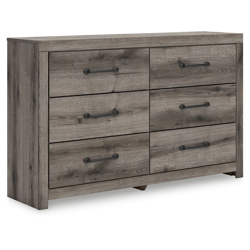 Graystorm – Six Drawer Dresser – Brown Gray