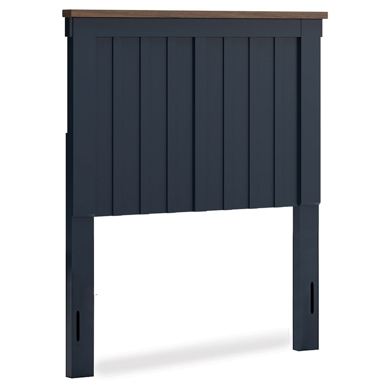 Landocken – Panel Headboard|Blue|Full|Twin|Queen