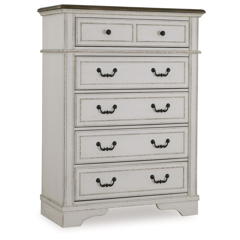 Blendon – Five Drawer Chest – Two-tone