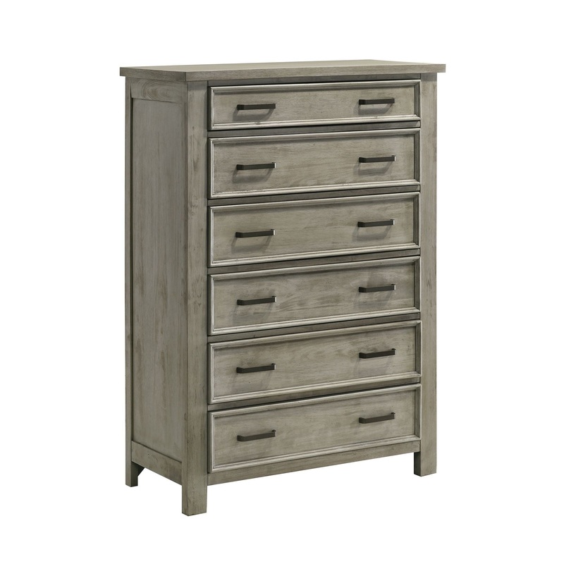 Sullivan – 6-Drawer Chest – Drift Gray