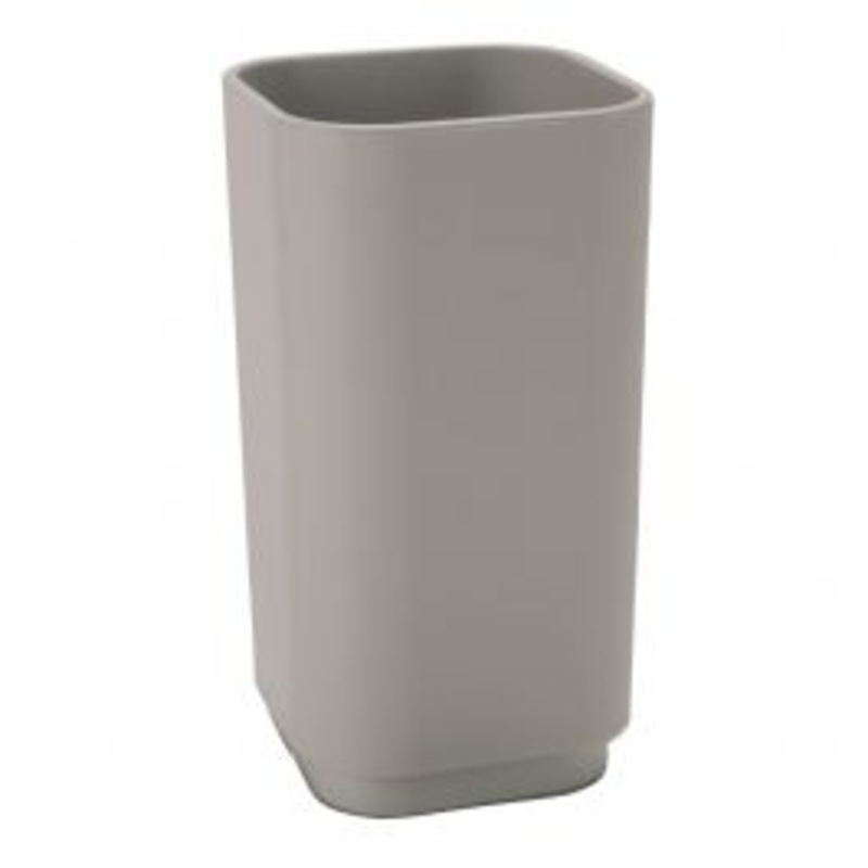 TOOTHBRUSH HOLDER BEIGE SQUARE