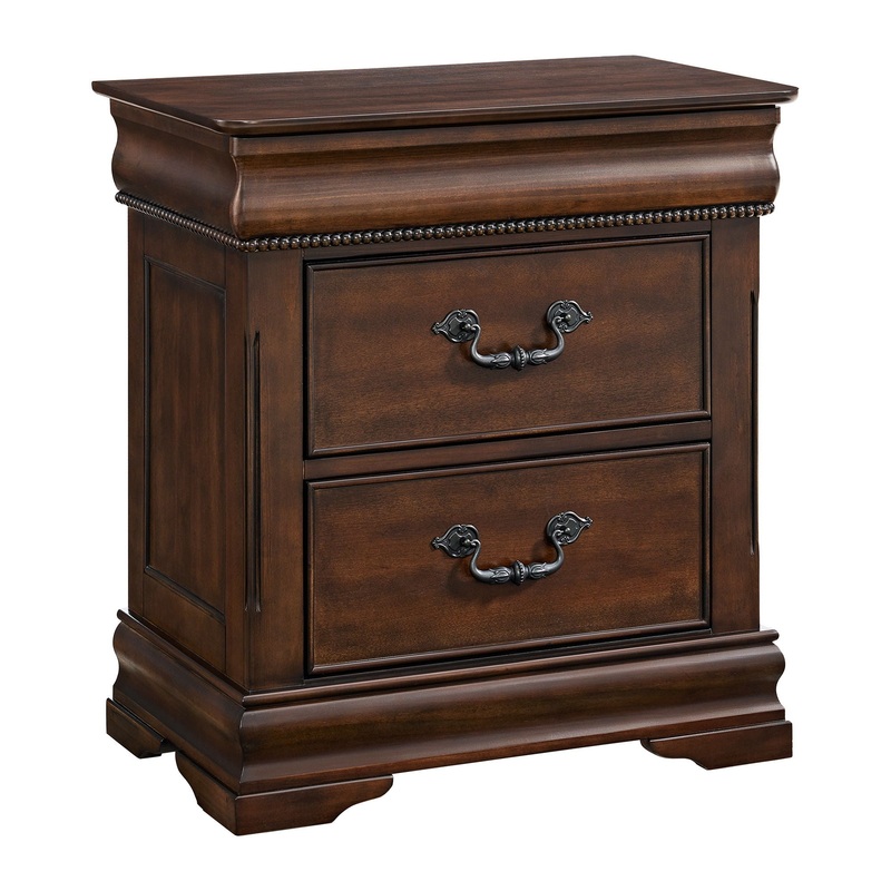 Northridge – 2-Drawer Nightstand – Cherry