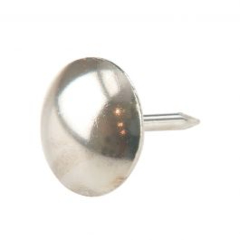 65 NICKEL-PLATED ROUNDED NAILS DIAM. 8