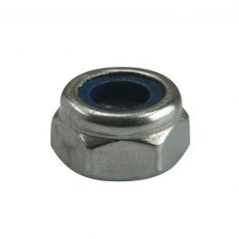 8 SELF-LOCKING STAINLESS STEEL NUTS A4 DIAM 8