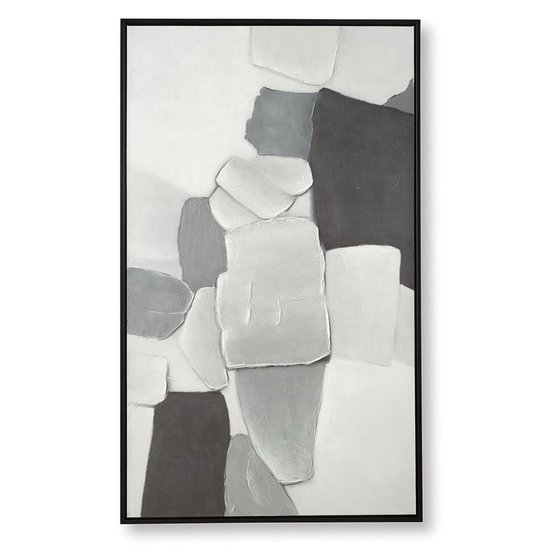 Adilson – Wall Art – White / Gray / Black