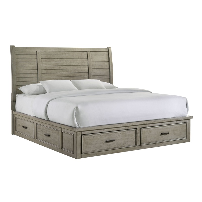 Sullivan – Storage Bed|Gray|King|Queen