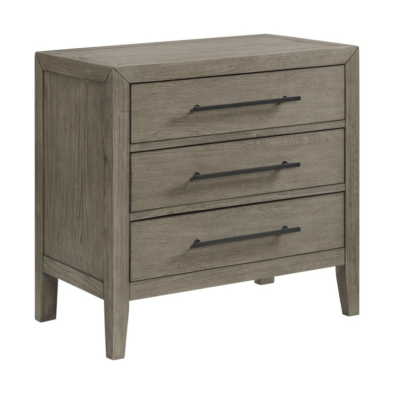 Versailles Contemporary – 3-Drawer Nightstand