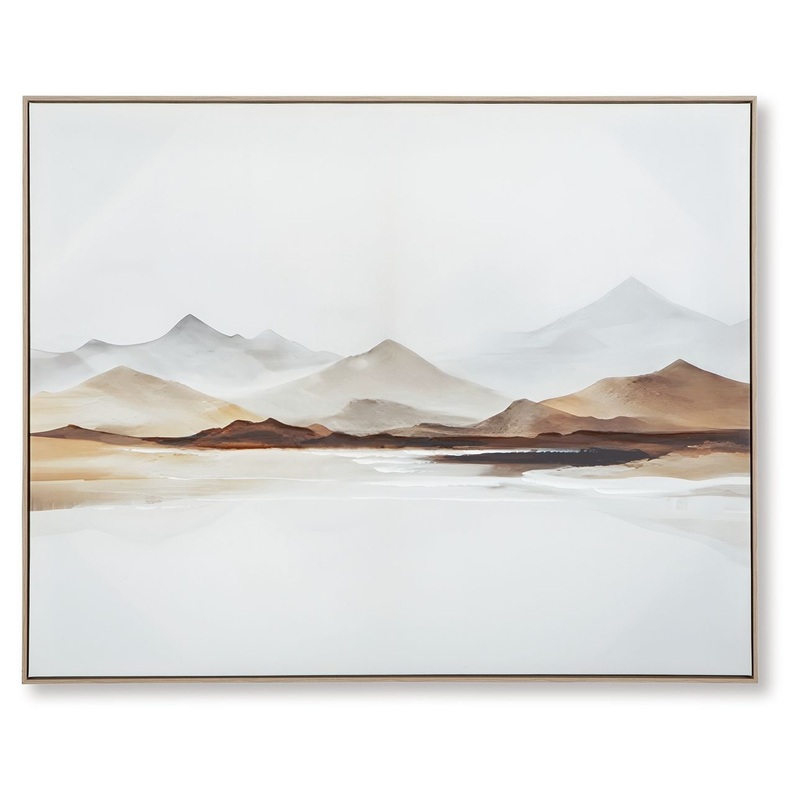 Karalen – Wall Art – White / Gray / Brown