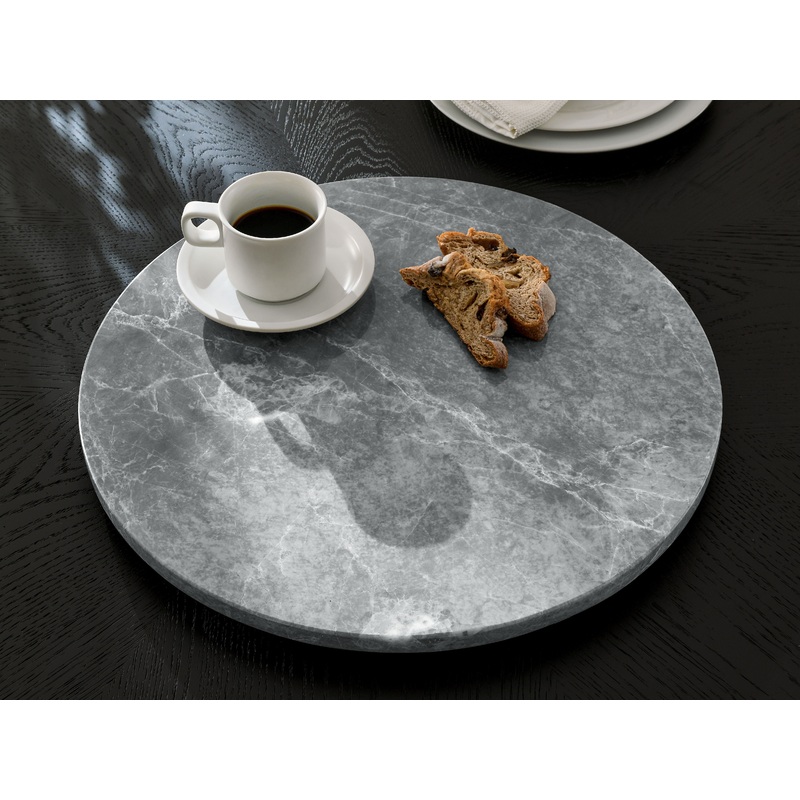 Kaza – Marble Lazy Susan – Gray