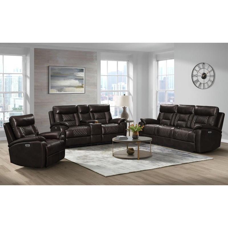 Trinidad – Living Room Set|Dark Brown|3 Pc. Sofa, Loveseat, Recliner|2 Pc. Sofa, Loveseat