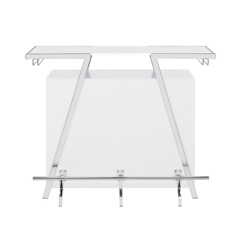 Zena – Bar With Led Lights – White