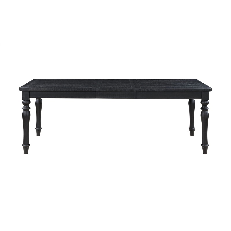 Odessa – Dining Table With Leaf – Black