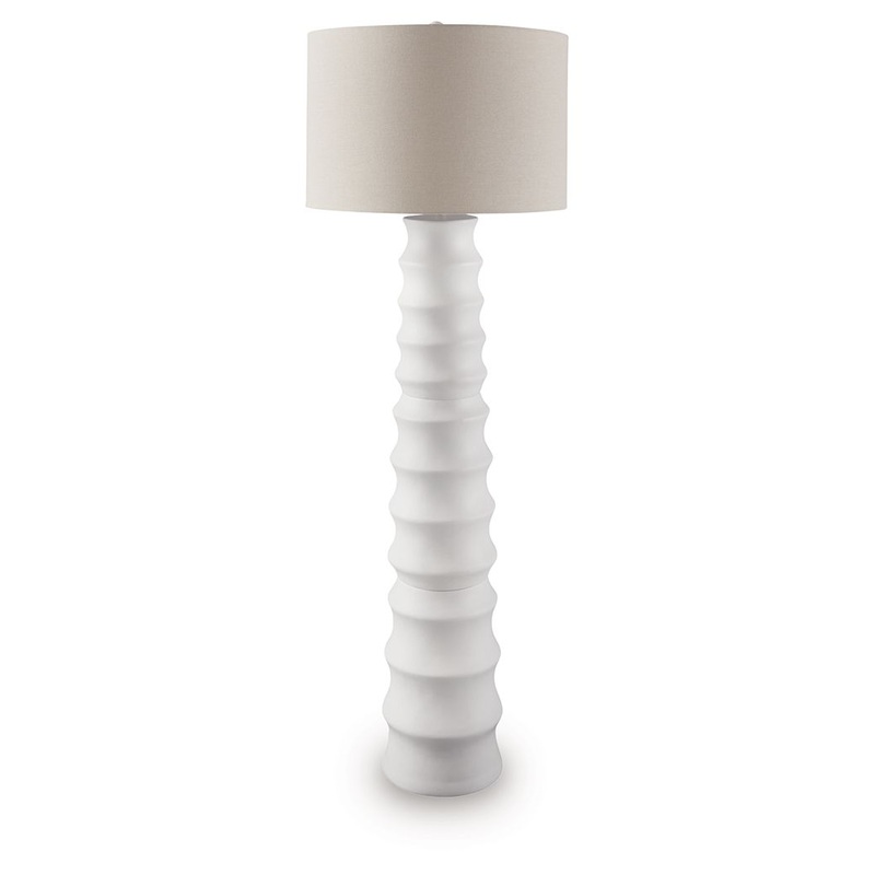 Veraleigh – Poly Lamp|White|Floor Lamps|Table Lamps