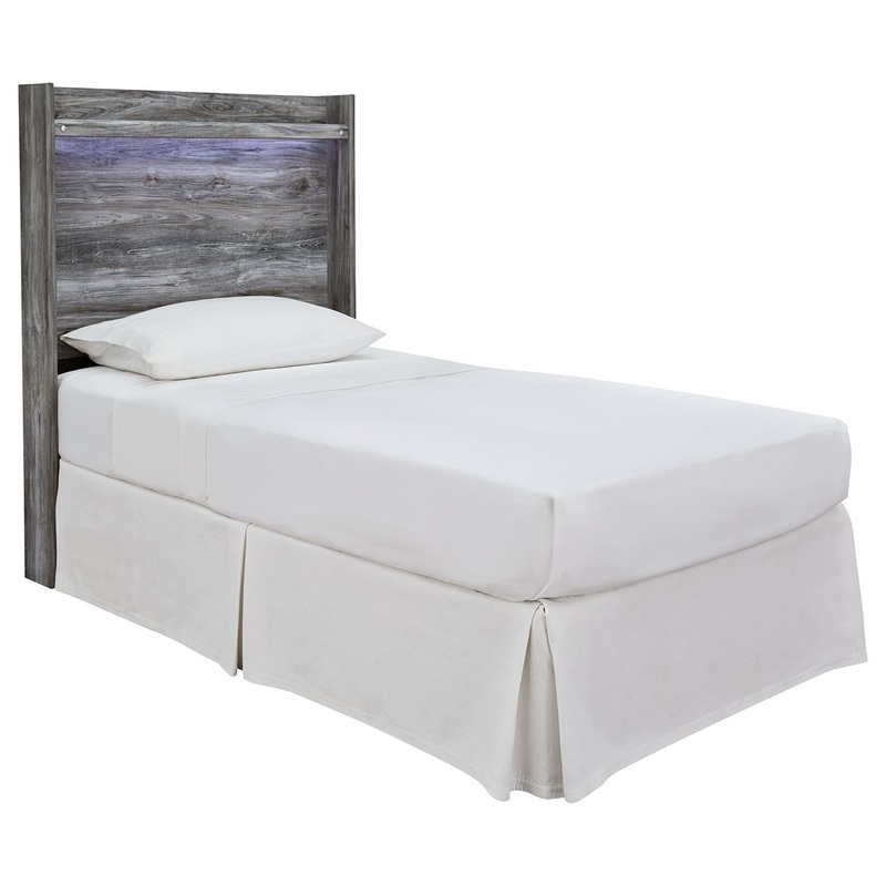 Baystorm – Panel Headboard|Gray|Queen|King|Twin|Full