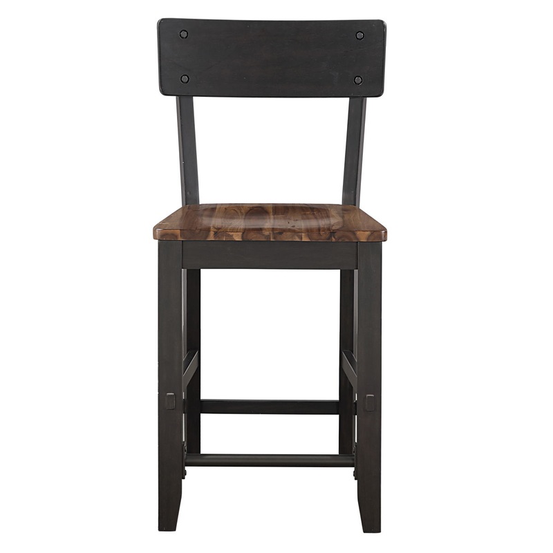 Bermuda – Counter Stool (Set of 2) – Black