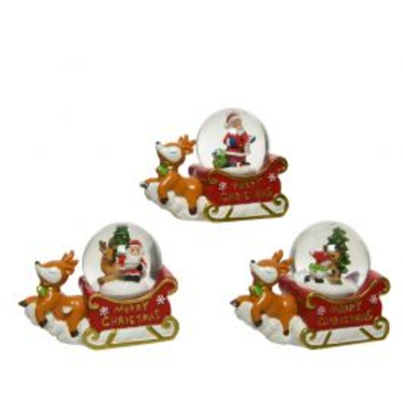 SNOWY SPHERE WITH SLIDE H6.7 CM SOGGET