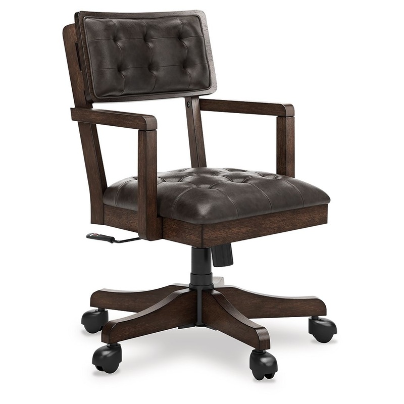 Breckington – Home Office Desk Chair – Dark Brown
