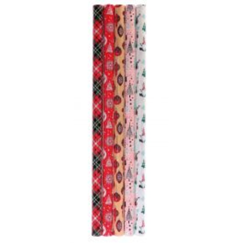 GIFT PAPER ROLL DEC NAT 70X500