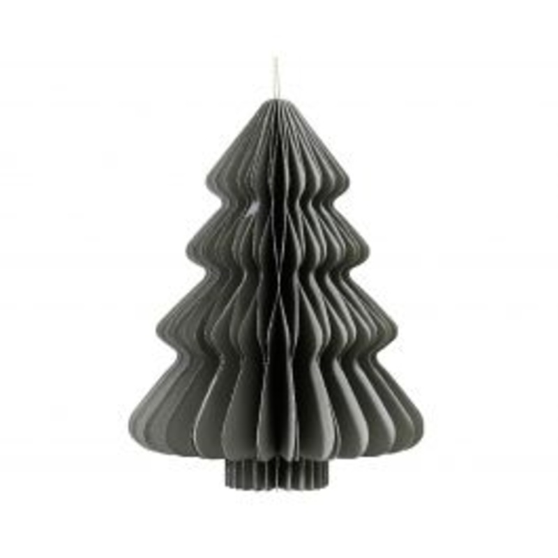 GRAY PAPER TREE WITH GOLD GLITTER 2