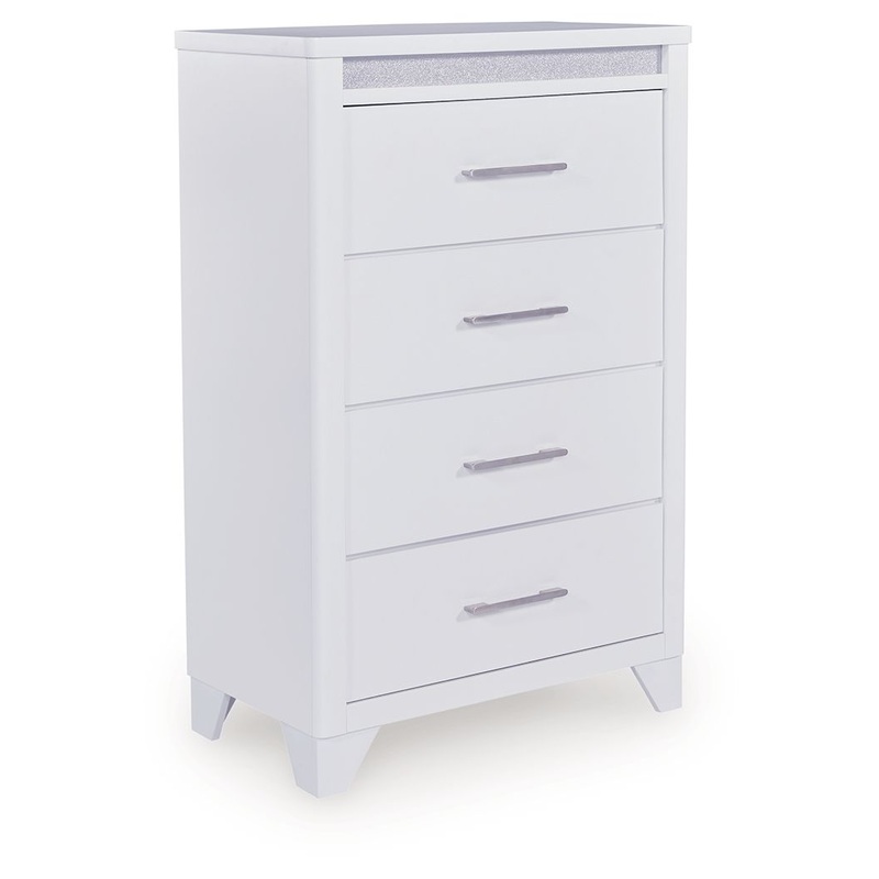 Jarlee – Four Drawer Chest – White