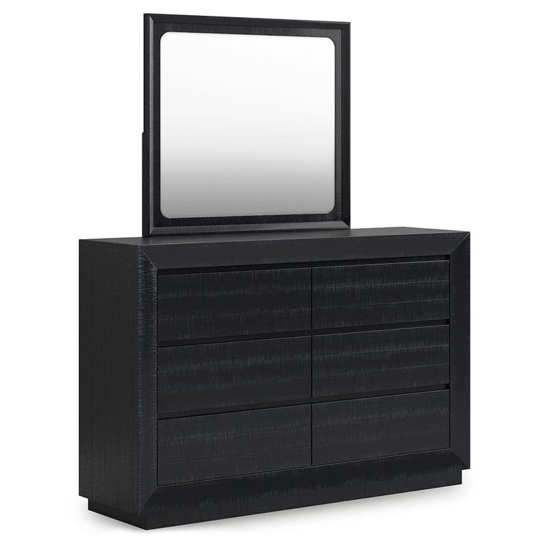 Londer – Dresser And Mirror – Black
