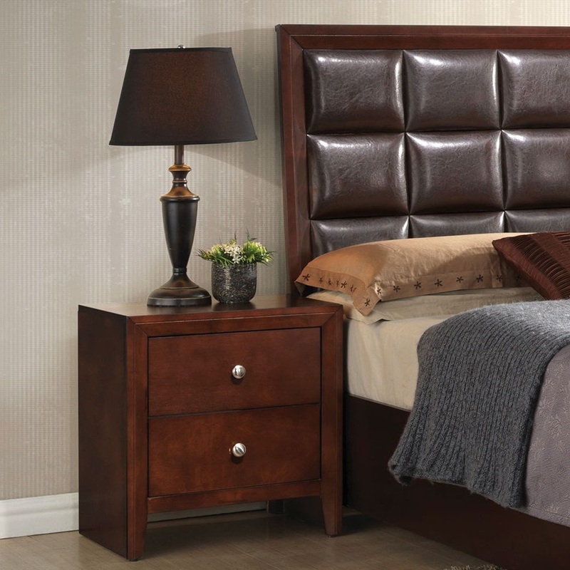 Ilana – Nightstand|Brown Cherry