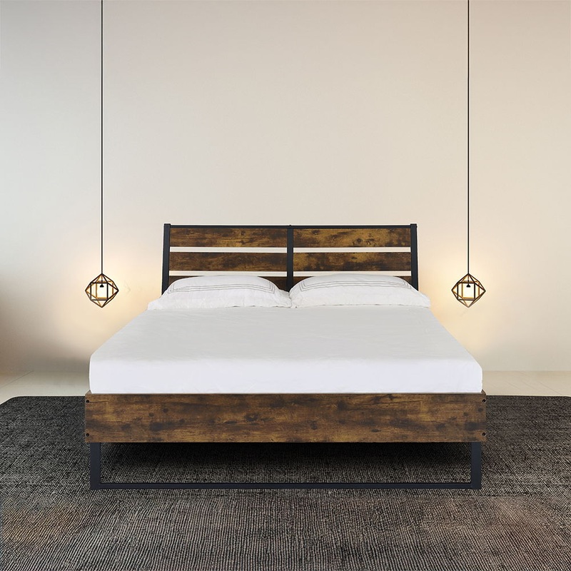 Juvanth – Bed|Rustic Oak|King|Queen