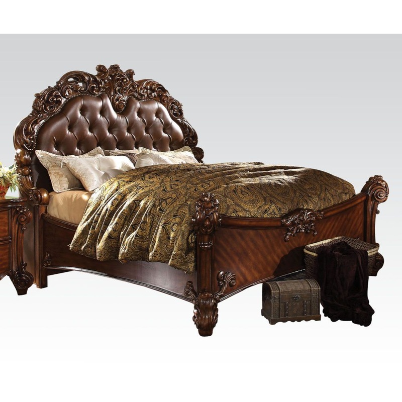 Vendome – Bed|Brass|Cherry|Antique Pearl|California King|Queen|King