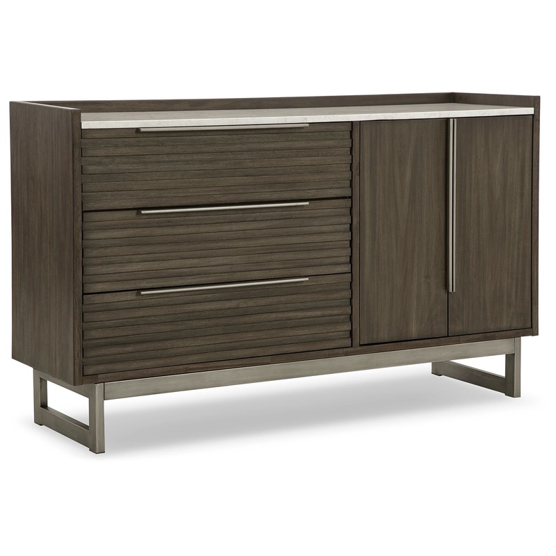 Arkenton – Dresser, Mirror|Dark Brown|Dressers|Dresser & Mirror