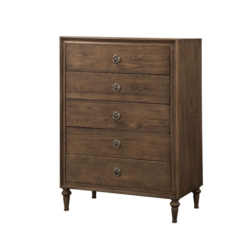 Inverness (Parker) – Chest|Reclaimed Oak|5 Drawers|6 Drawers