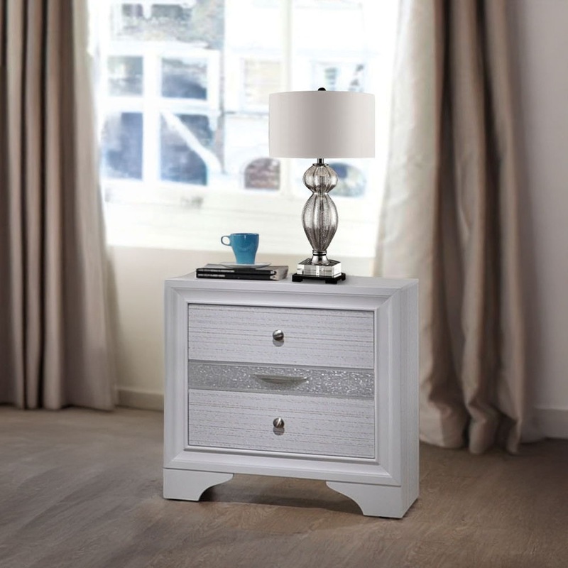 Naima – Nightstand|Black|White|Gray