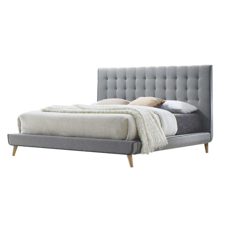 Valda – Bed|Light Gray|Queen|King